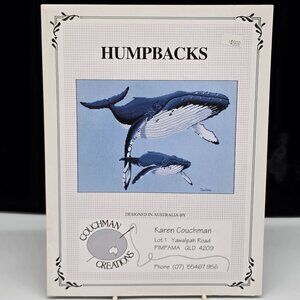 Humpback Whale Cross Stitch Pattern Booklet By Couchman Creations Australia 1995